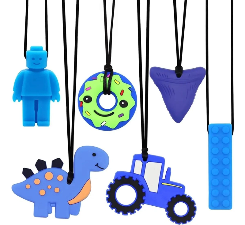 COLLARES SENSORIALES 6 PIEZAS PARA AUTISMO - 1