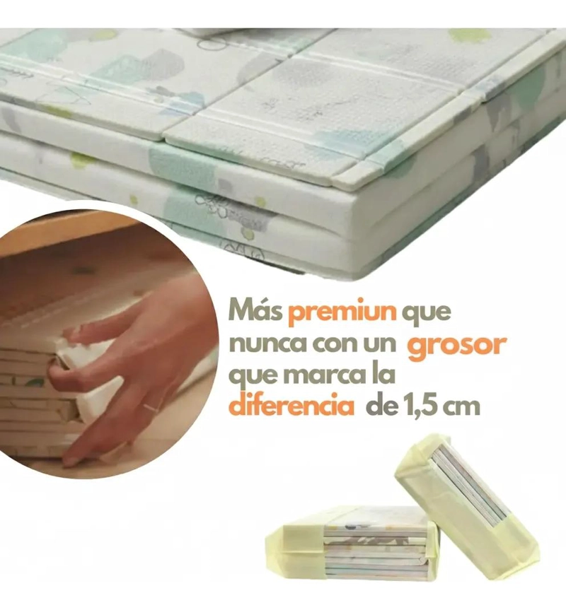 ALFOMBRA PLEGABLE ANTIGOLPES POM PON PREMIUM - 2
