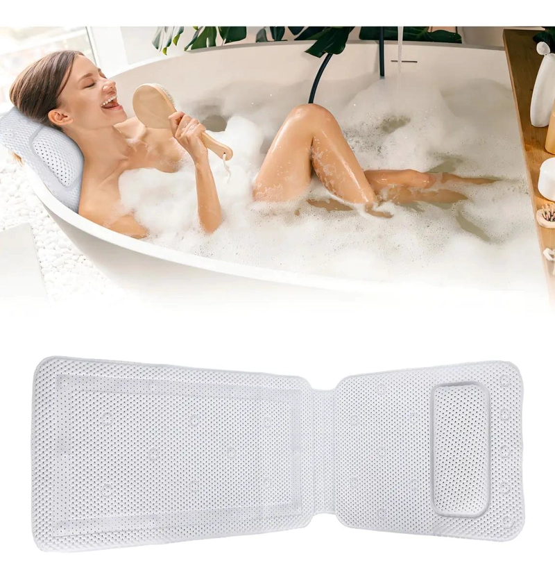 ALFOMBRA ANTIDESLIZANTE PARA DUCHA 36X125 CM - 1