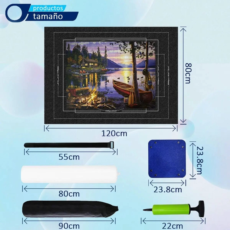 MAT PARA PUZZLES 2000 PIEZAS 120X80CM - 2