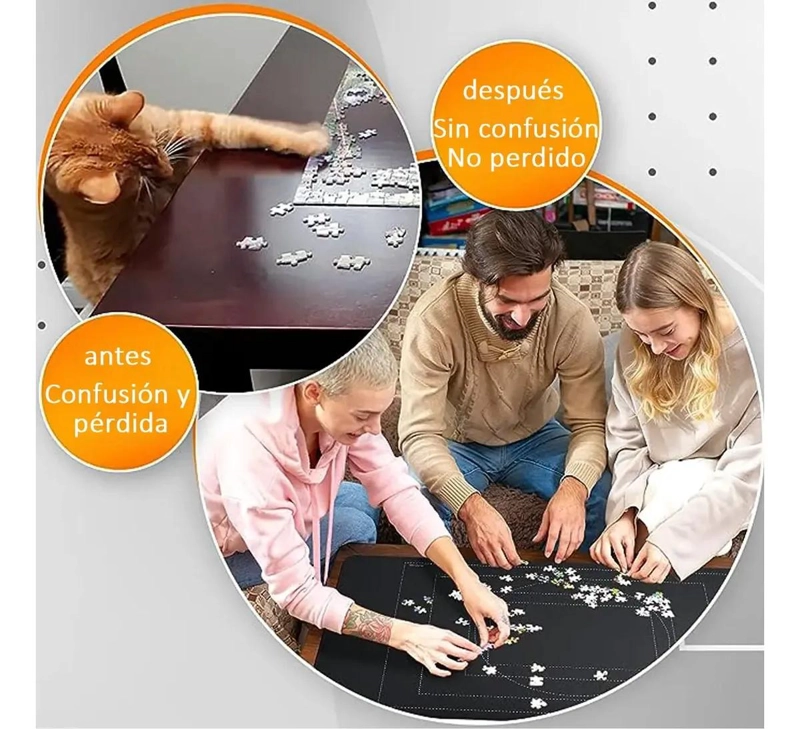 MAT PARA PUZZLES 2000 PIEZAS 120X80CM - 4