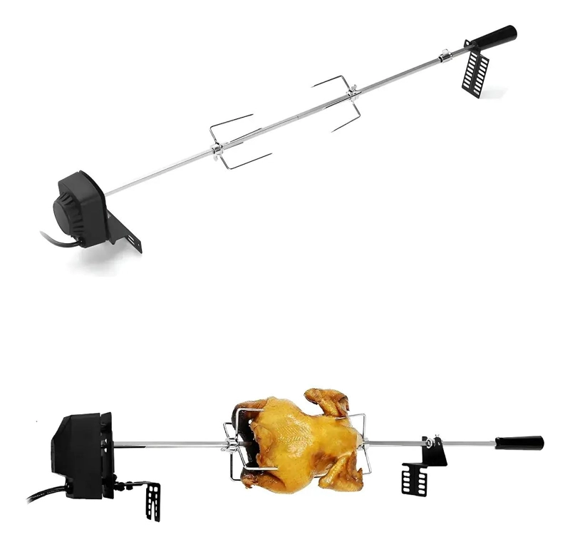 SET MOTOR PARRILLA 15 KG CON TENEDORES Y SOPORTES - 1