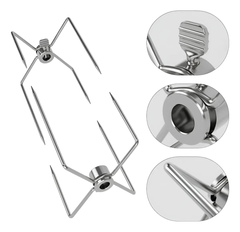 SET MOTOR PARRILLA 15 KG CON TENEDORES Y SOPORTES - 5