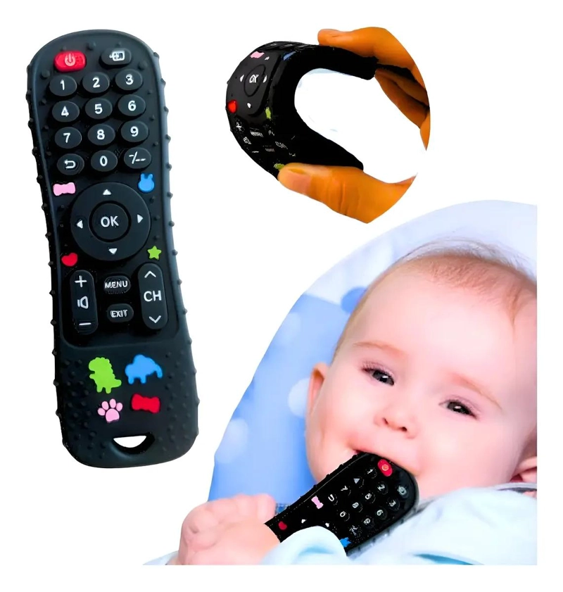 MORDEDOR BEBE  JUGUETE SENSORIAL CONTROL REMOTO - 1