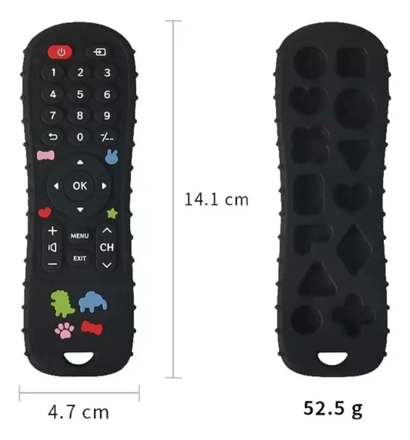 MORDEDOR BEBE  JUGUETE SENSORIAL CONTROL REMOTO - 2