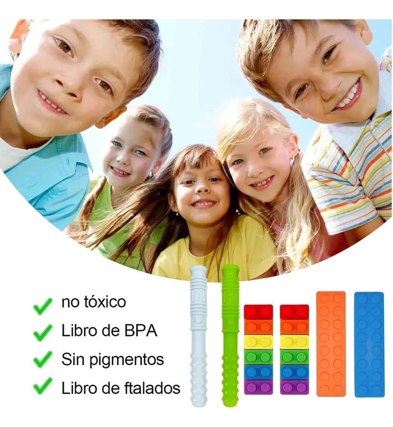 COLLARES SENSORIALES MORDEDORES PARA AUTISMO Y TDAH - 3