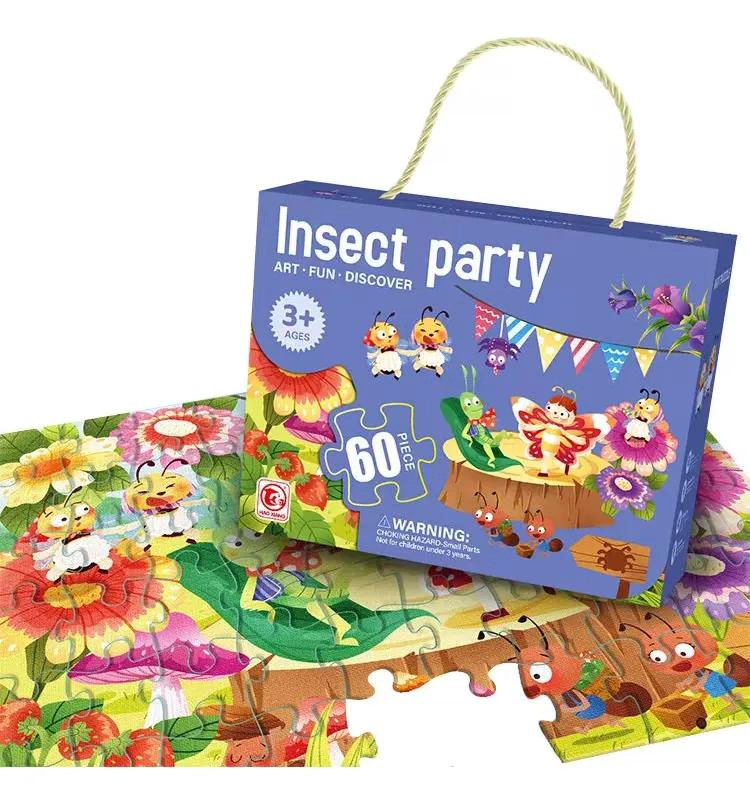 PUZZLE JUMBO FIESTA INSECTO 60 PIEZAS - 1