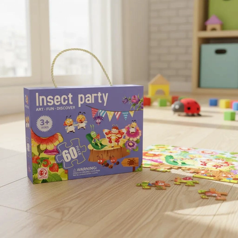 PUZZLE JUMBO FIESTA INSECTO 60 PIEZAS - 4