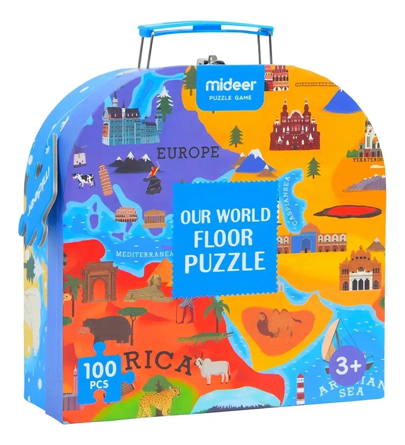MALETA PUZZLE NUESTRO MUNDO - 2