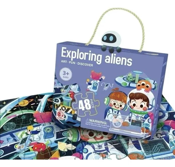 PUZZLE JUMBO 48 PIEZAS EXPLORANDO ALIENIGENAS - 3