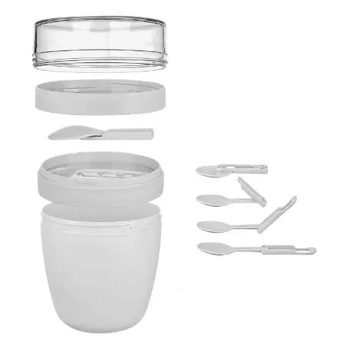 PACK 2 VASOS YOGURT CEREALES FRUTAS 650ML - 5