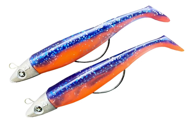 SENUELO VINILO ARTICULADO 29G AZUL PARA PESCA - 1
