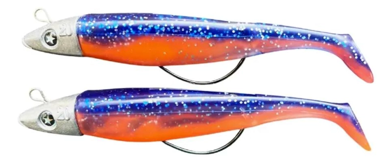 SENUELO VINILO ARTICULADO 29G AZUL PARA PESCA - 2