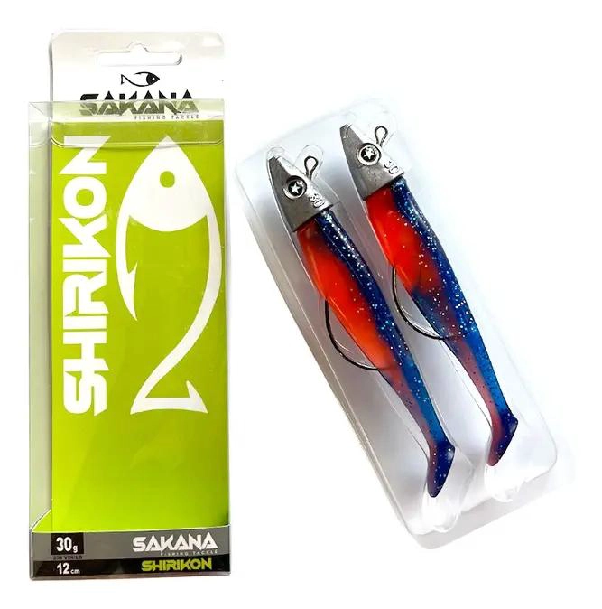 SENUELO VINILO ARTICULADO 29G AZUL PARA PESCA - 4