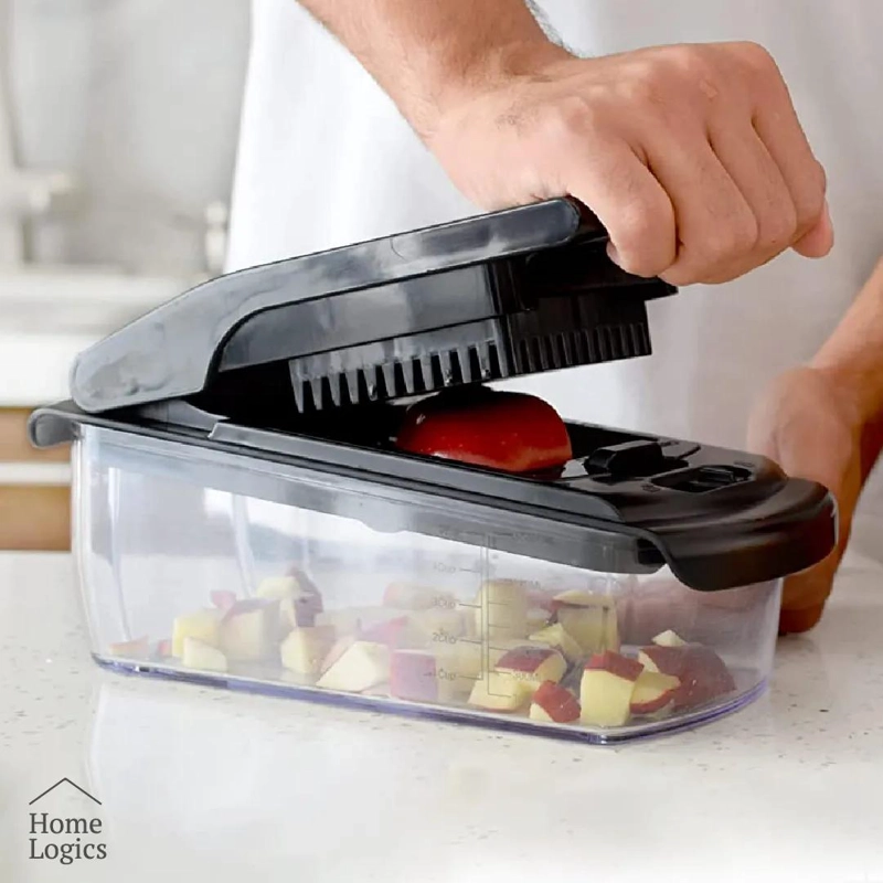 PICADORA DE VERDURAS 2 EN 1 ACERO INOX - 3