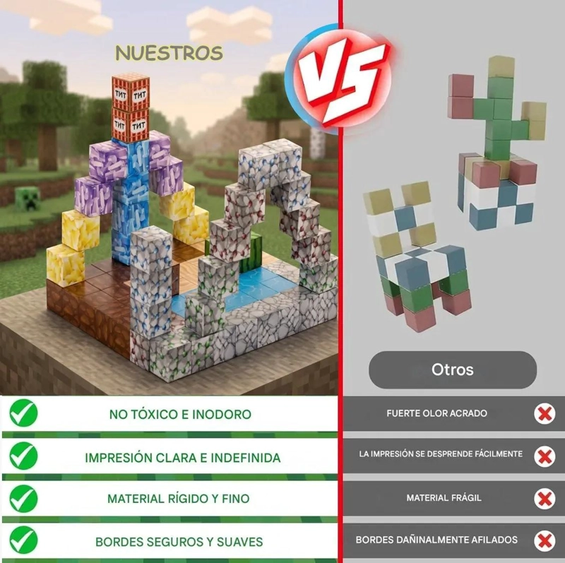 BLOQUES MAGNE TICOS DE CONSTRUCCION PARA NIÑOS - 2