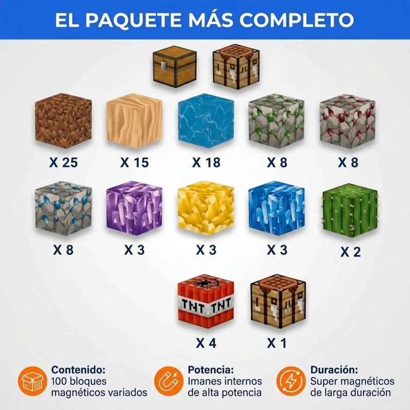 BLOQUES MAGNE TICOS DE CONSTRUCCION PARA NIÑOS - 3