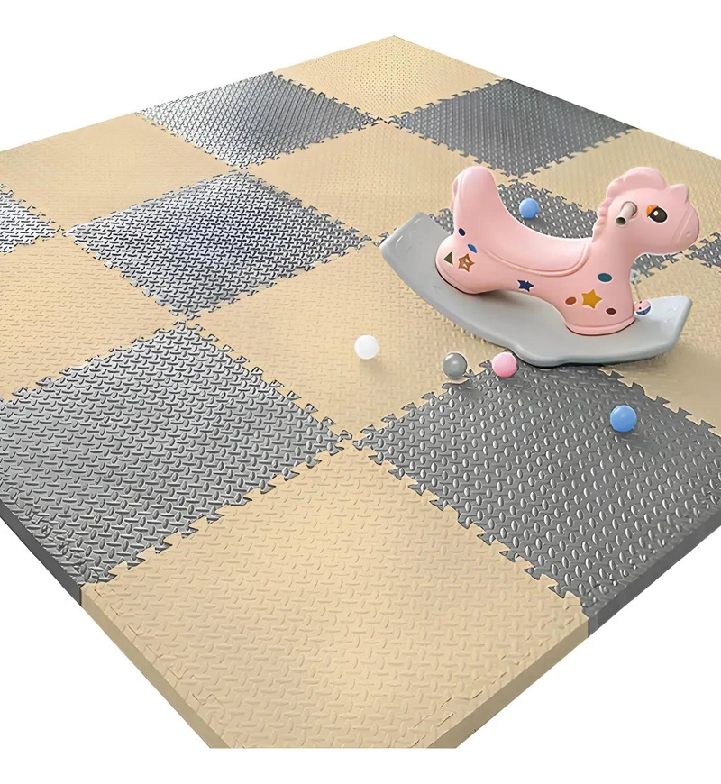 PISO GOMA EVA BABYNEST 10MM 60X60CM PACK 8 PIEZAS - 1