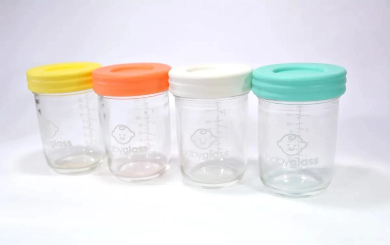 SET 4 CONTENEDORES DE VIDRIO 240 ML - 4