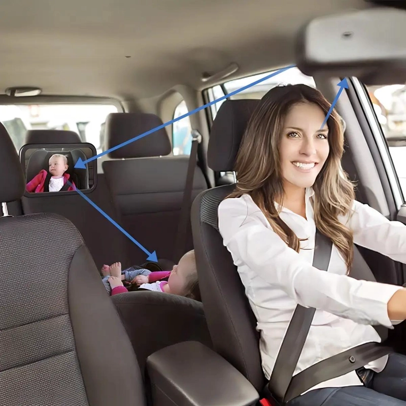 ESPEJO DE AUTO PARA OBSERVAR A BEBE  360° - 2
