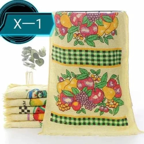 SET 12 PAÑOS DE COCINA ESTAMPADOS CON FLECO - 4