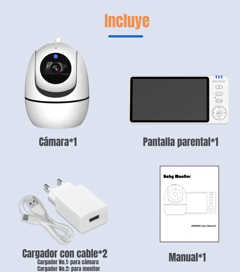 CAMARA MONITOR INTELIGENTE 5 PULGADAS 720P - 3