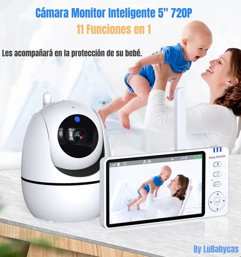 CAMARA MONITOR INTELIGENTE 5 PULGADAS 720P - 5
