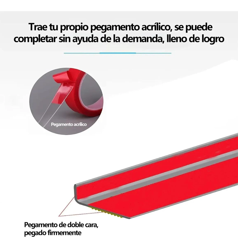 PROTECTOR DE BORDE DE ESCALERA DE GOMA 3M - 3