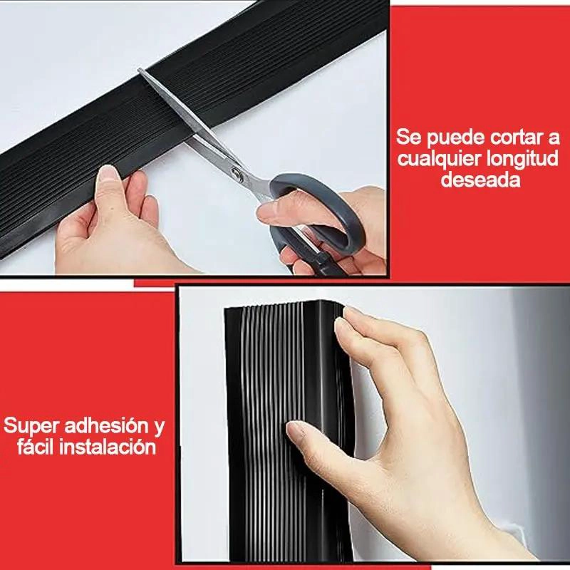 PROTECTOR DE BORDE DE ESCALERA DE GOMA 3M - 5