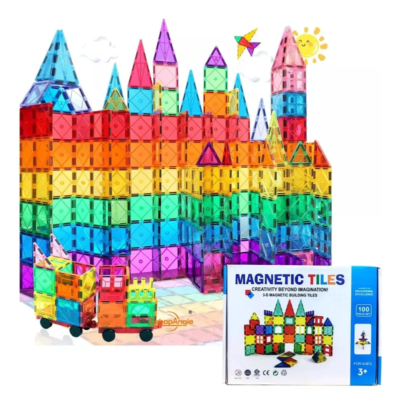 JUEGO DE BLOQUES MAGNE TICOS 3D 100 PIEZAS - 1