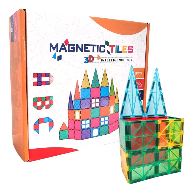 BLOQUES DE CONSTRUCCION MAGNE TICOS 60 PIEZAS - 1