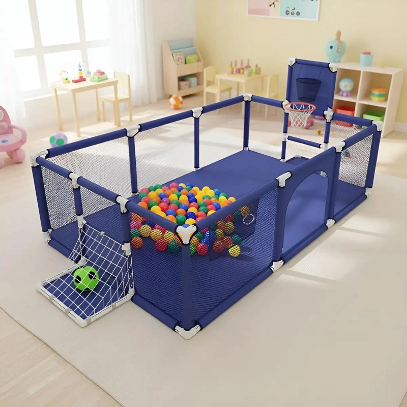 CORRAL DE SEGURIDAD PARA BEBE S CON ARO DE BASKET - 1