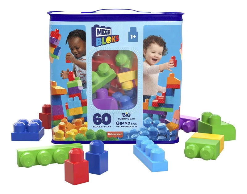 JUGUETE DE CONSTRUCCION BOLSA CLASICA 60 BLOQUES - 3