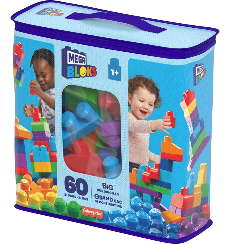 JUGUETE DE CONSTRUCCION BOLSA CLASICA 60 BLOQUES - 5