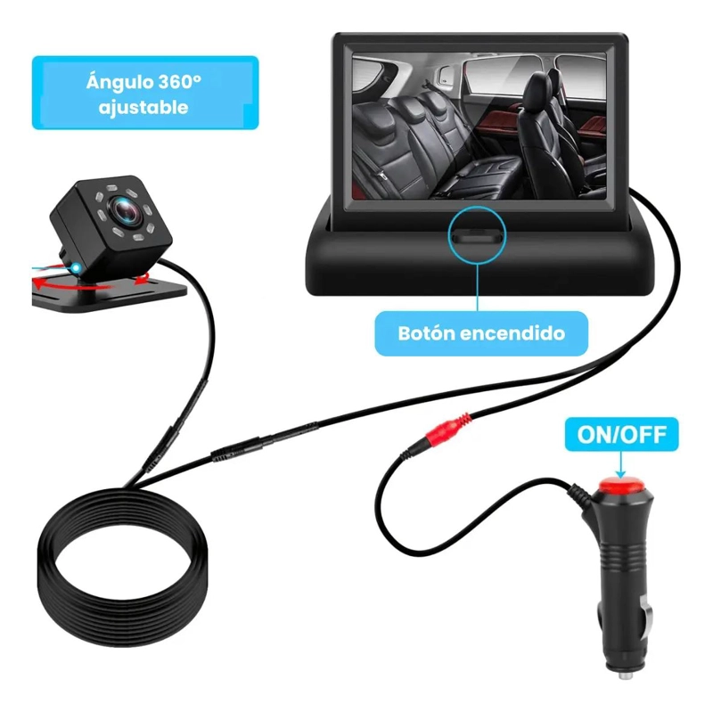 MONITOR DE VEHICULO PARA SEGURIDAD DE BEBE S - 2