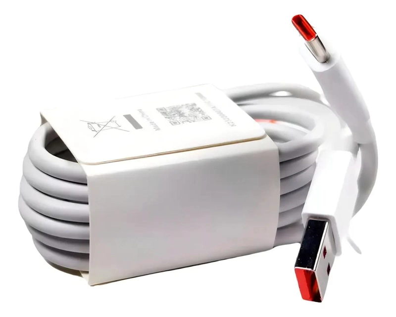 GENÉRICO CABLE TIPO C TURBO CHARGE 33W 67W 120W 1M BLANCO
