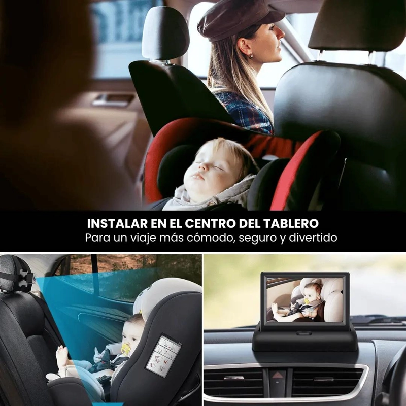 ESPEJO RETROVISOR DE SEGURIDAD PARA BEBE S - 5