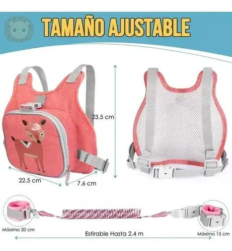 ARNE S DE SEGURIDAD MOCHILA ANTIPE RDIDA PARA NIÑOS - 2