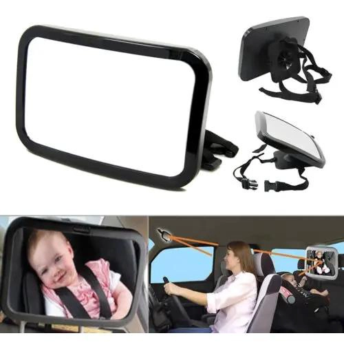 ESPEJO RETROVISOR AUTO SEGURIDAD NIÑOS - 2