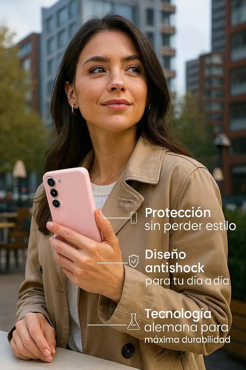 FUNDA CARCASA PREMIUM PARA SAMSUNG S24 FE ROSA - 3