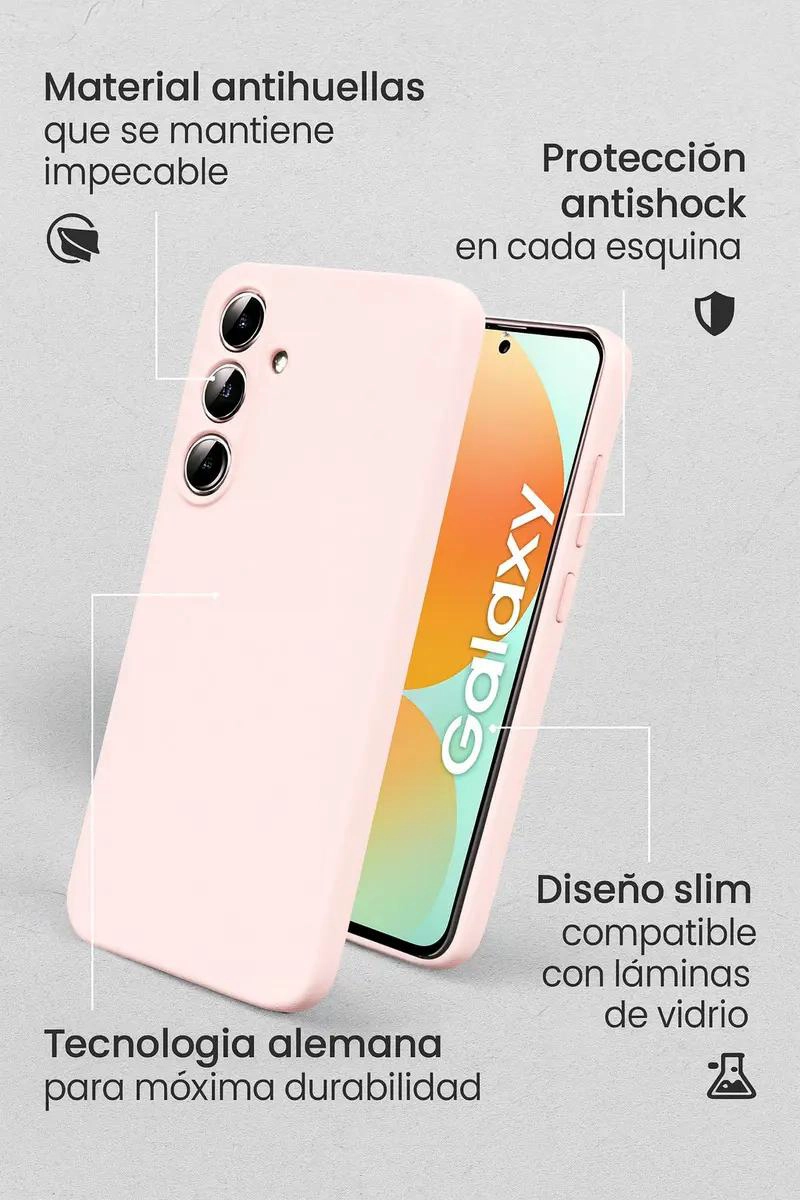 FUNDA CARCASA PREMIUM PARA SAMSUNG S24 FE ROSA - 4