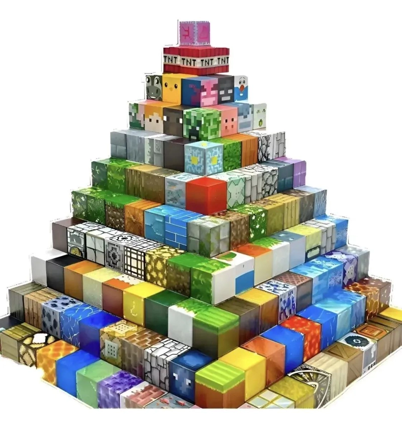 PACK 200 BLOQUES CONSTRUCCION MAGNE TICOS - 1