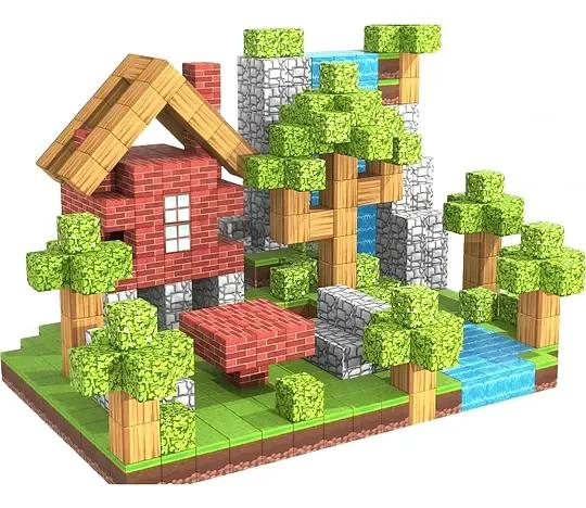 PACK 200 BLOQUES CONSTRUCCION MAGNE TICOS - 3