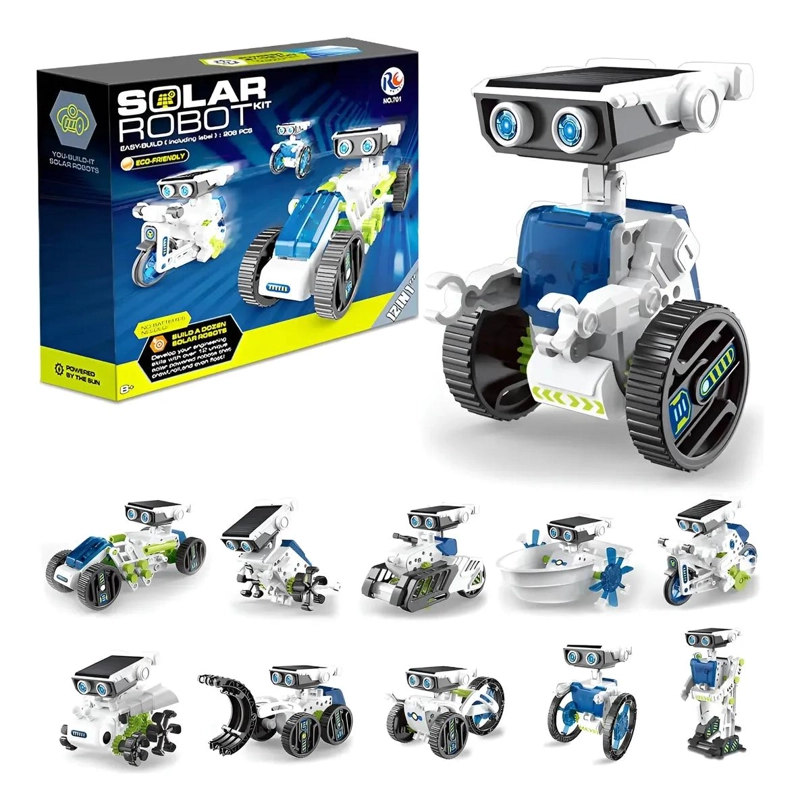 ROBOT SOLAR JUGUETE EDUCATIVO 12 EN 1 - 1