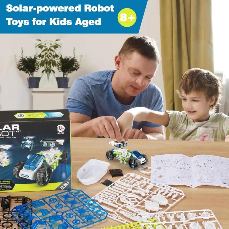 ROBOT SOLAR JUGUETE EDUCATIVO 12 EN 1 - 5