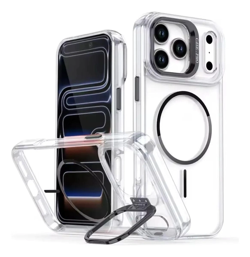 CARCASA PARA IPHONE 17 PRO MAX CON SOPORTE - 1