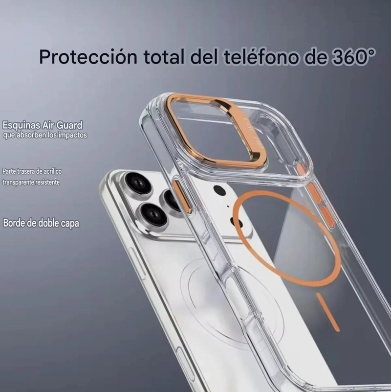 CARCASA PARA IPHONE 17 PRO MAX CON SOPORTE - 3