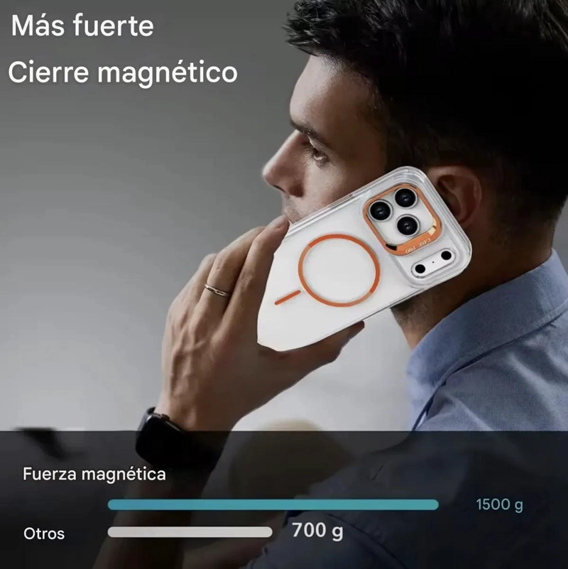 CARCASA PARA IPHONE 17 PRO MAX CON SOPORTE - 4