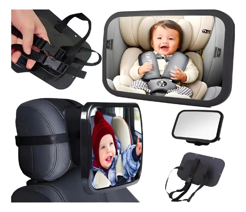 ESPEJO DE SEGURIDAD PARA ASIENTO TRASERO DE BEBE - 2