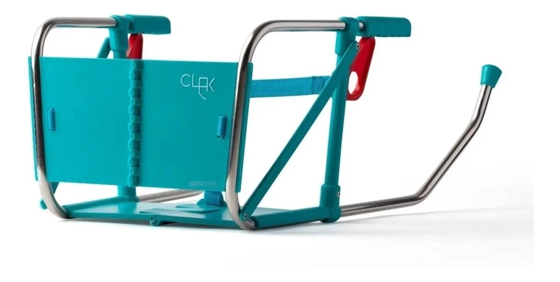 SILLA PARA COMER PLEGABLE TURQUESA BEBE S 6M+ - 4